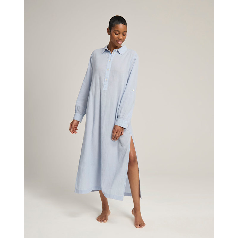 Thumbnail of The Maxi Shirt - Sky image