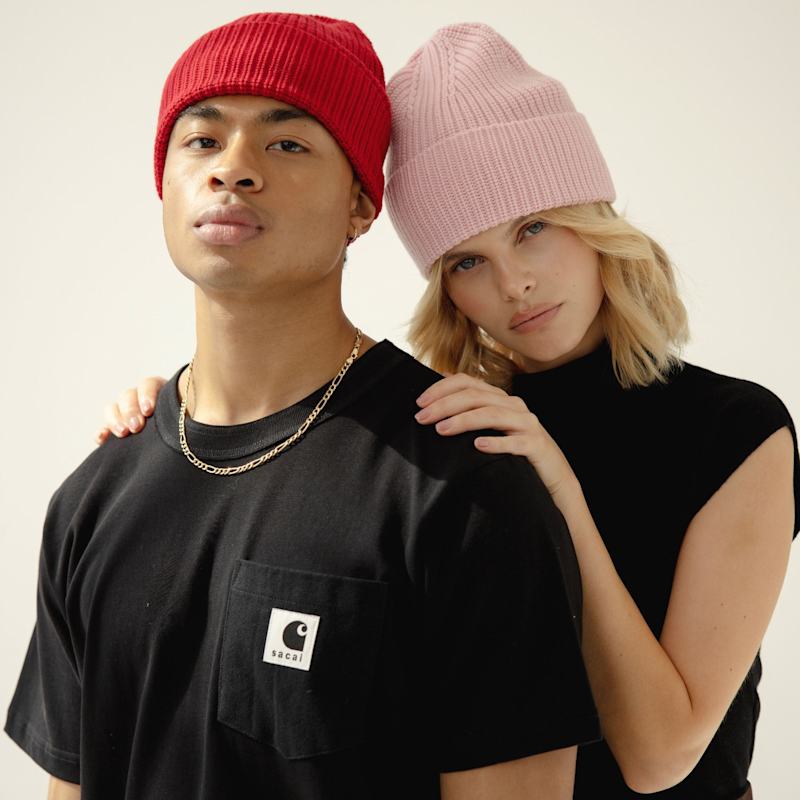 The Merino Wool Beanie - Rosewood Red | Arctic Fox & Co. | Wolf