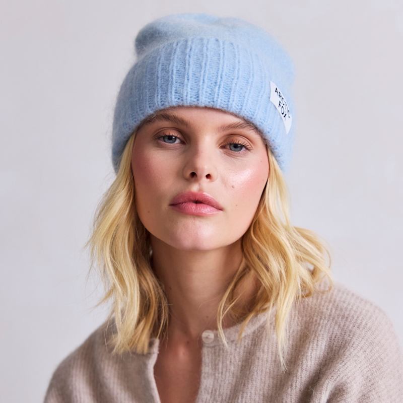 The Mohair Beanie - Powder Blue | Arctic Fox & Co. | Wolf & Badger