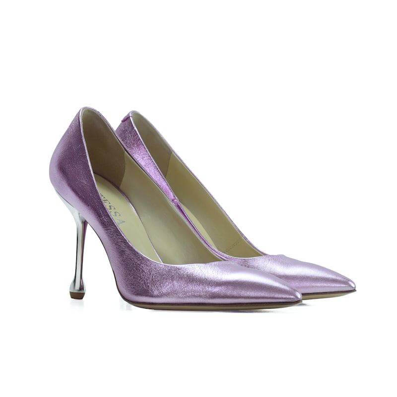 Thumbnail of The Molly Luxe Stiletto Pump In Corsage Pink image