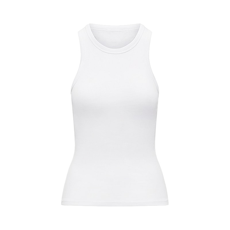 Thumbnail of The Organic Cotton Classic Vest - Cotton White image