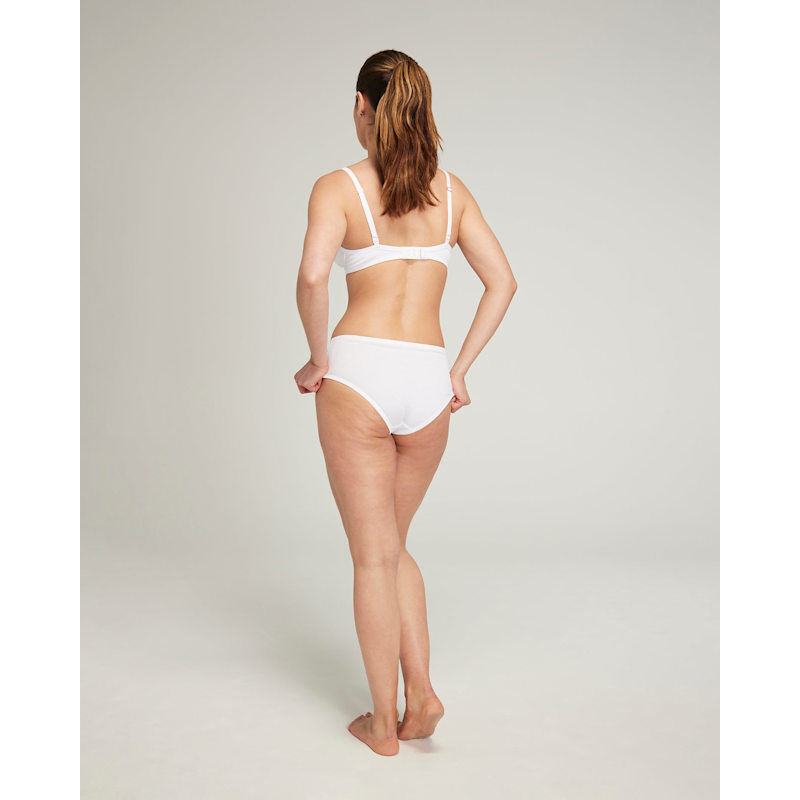 Thumbnail of The Organic Cotton Midi Brief Two Pack - Cotton White image