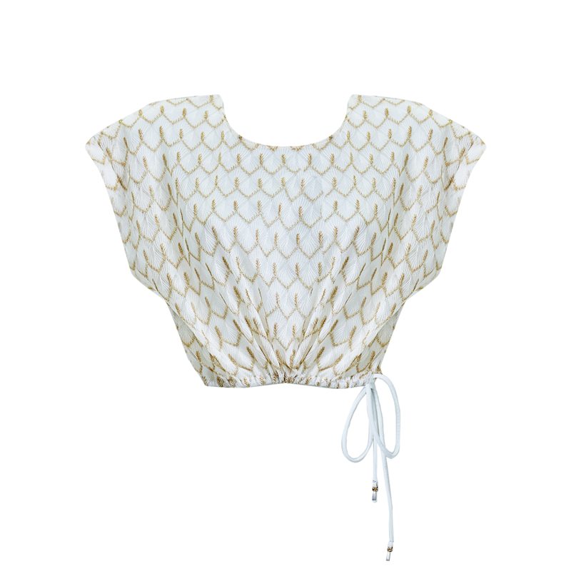 Thumbnail of The Pearl & Shell - Daylight - Transparent Side-Tie Beach Top image