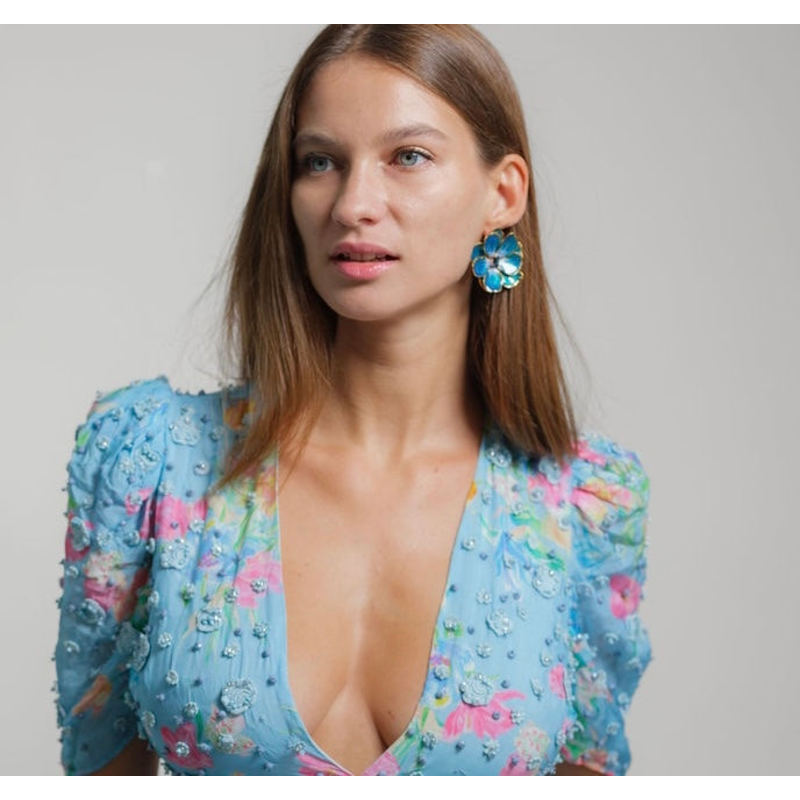 Thumbnail of The Pink Reef Large Sea Blue Jewel Box image