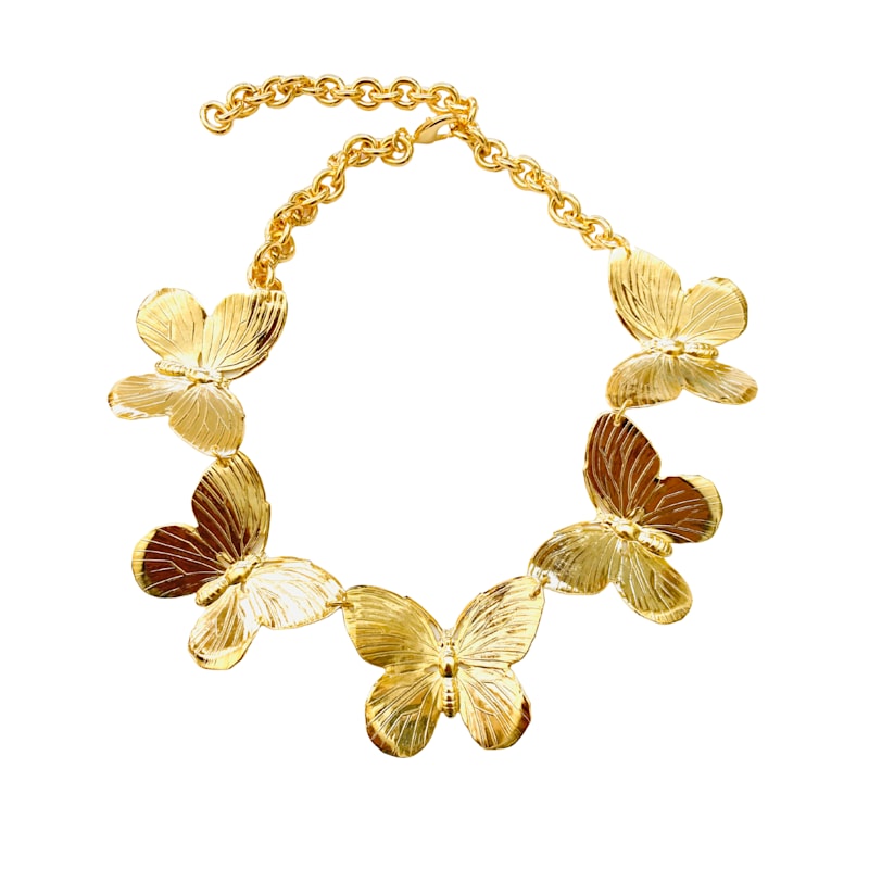 Thumbnail of Oversized Butterfly Necklace image