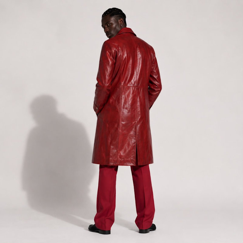 Thumbnail of The Red Planet Leather Long Coat image