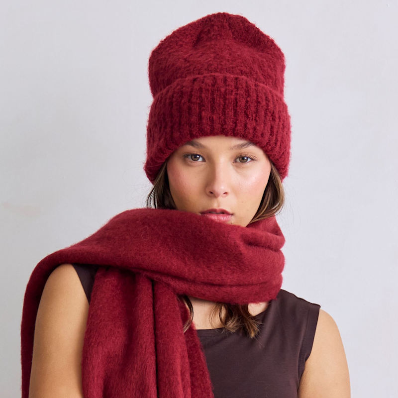 Thumbnail of The Reykjavik Beanie - Burgundy image