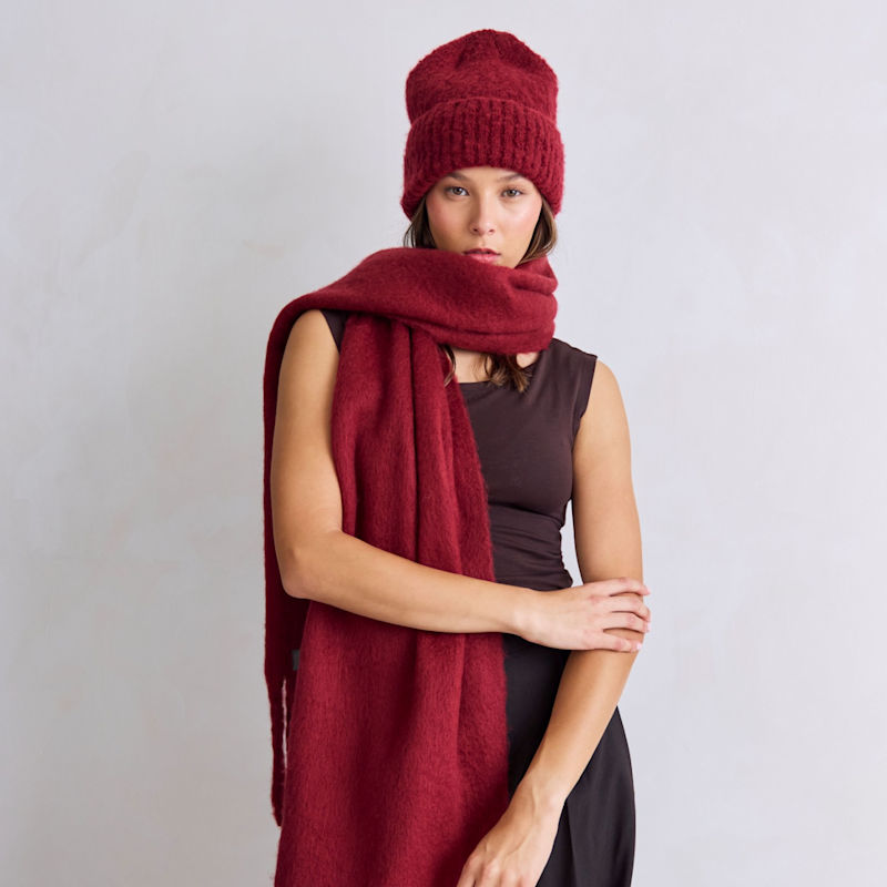 Thumbnail of The Reykjavik Beanie - Burgundy image