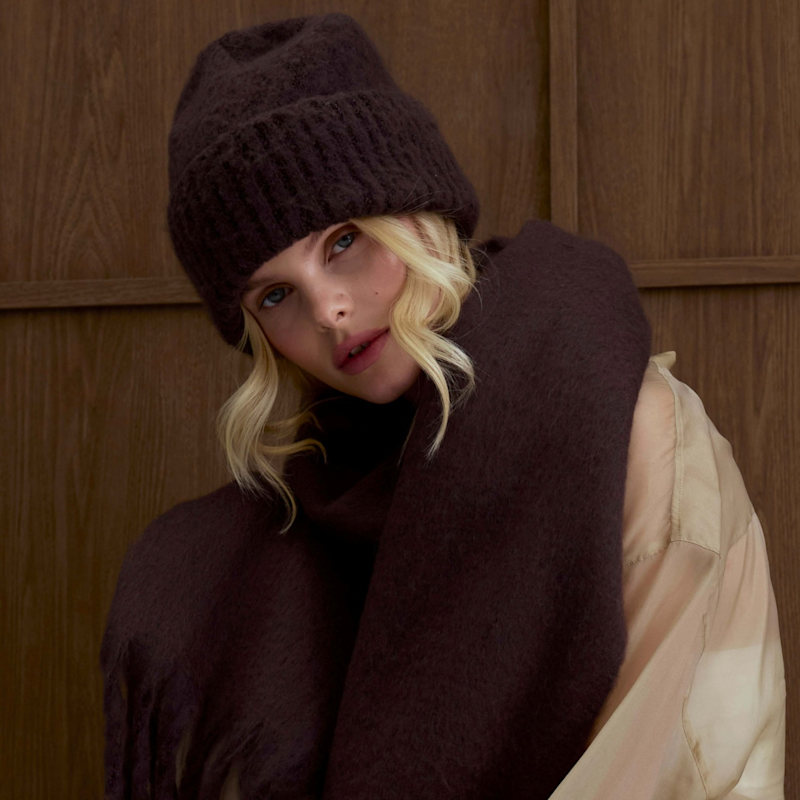 Thumbnail of The Reykjavik Beanie - Ground Coffee Brown image
