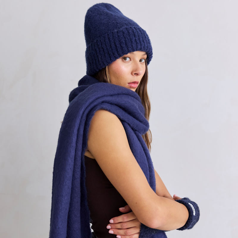 Thumbnail of The Reykjavik Beanie - Midnight Blue image