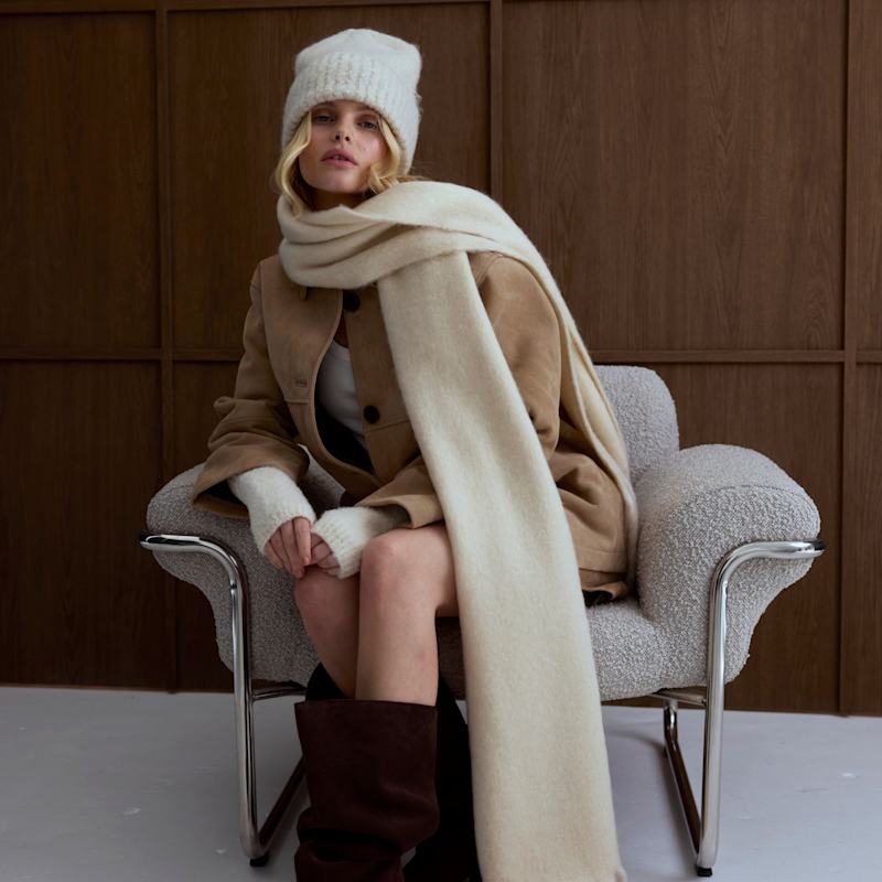 Thumbnail of The Reykjavik Beanie - Pebble Beige image