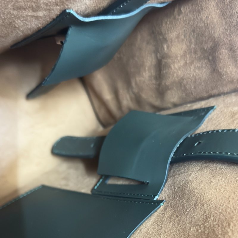 Thumbnail of The Roon Top Handle Leather Bag In Forest Green image