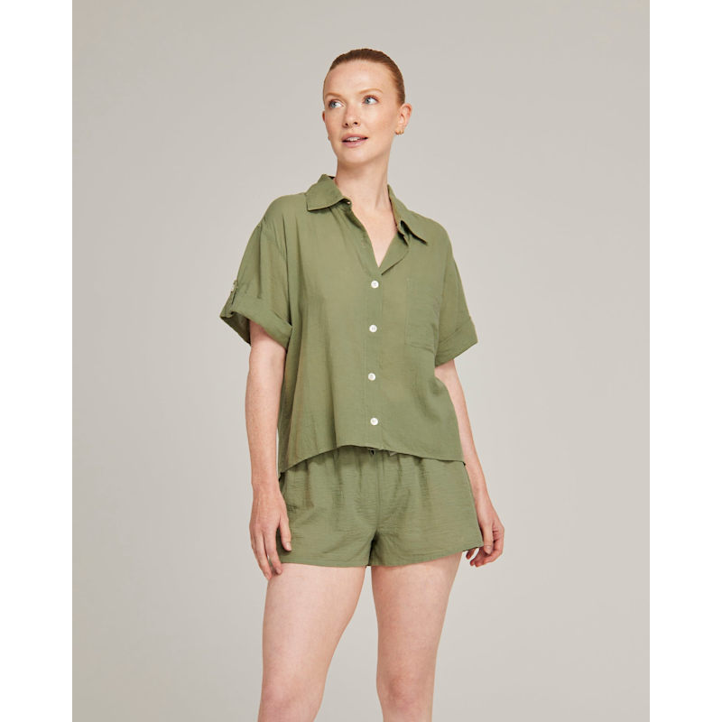 Thumbnail of The Short Sleeve Shirt - Rosemary image