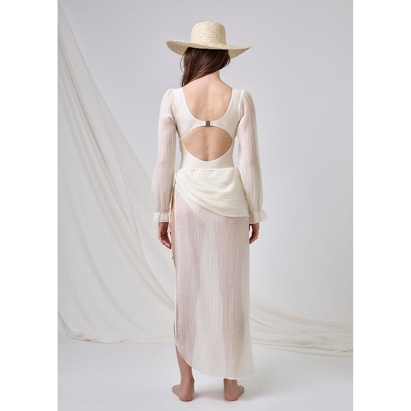 beach wedding dresses for older ladies The Bahamas Wrap, Slice of Sun – Lilibridge main image 0