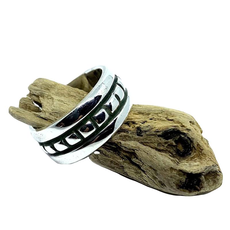 The Square Men's Chunky Ring Handmade In Sterling Silver | Tg-Jewelry ...
