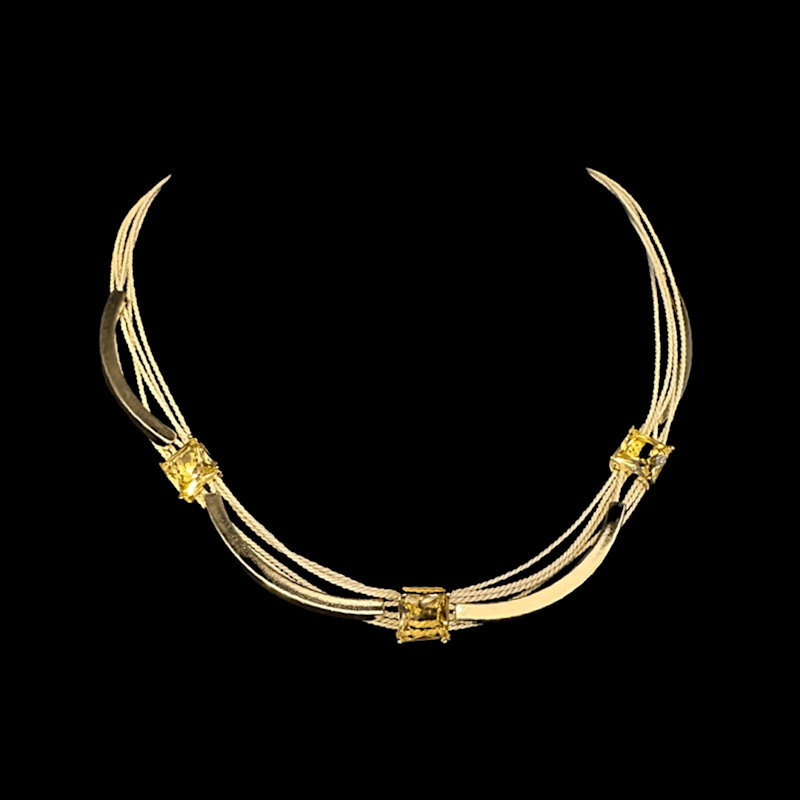 Thumbnail of The Square Buriti Natural Fiber Necklace image