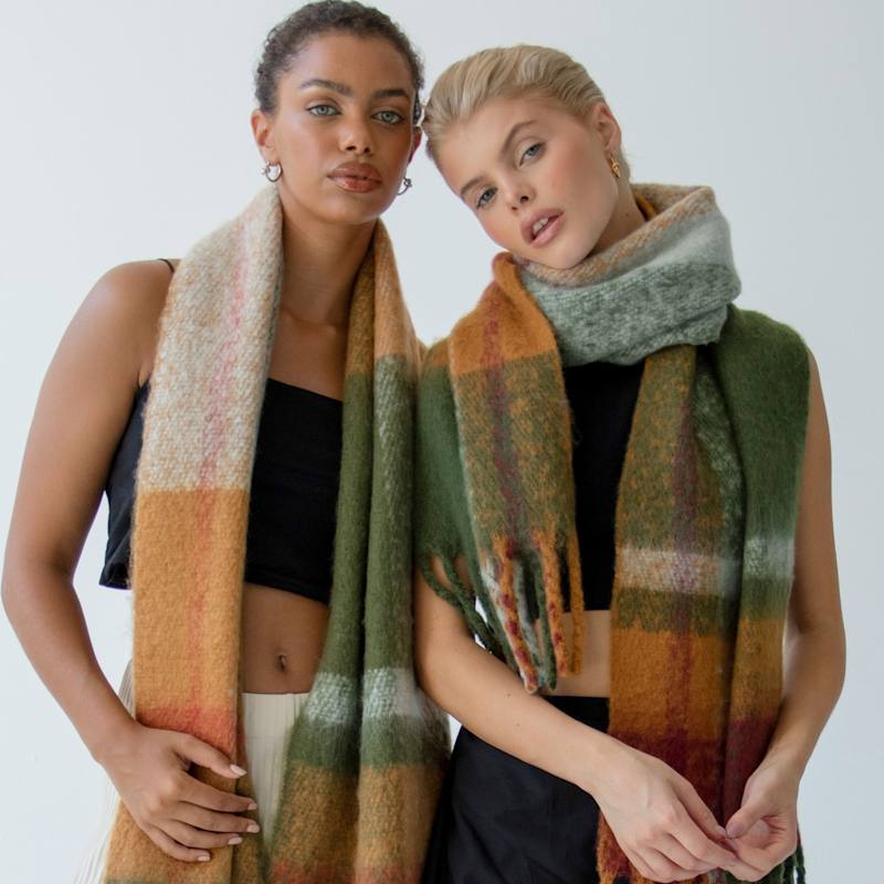 The Stockholm Scarf Mossy Spring | Arctic Fox & Co. | Wolf & Badger