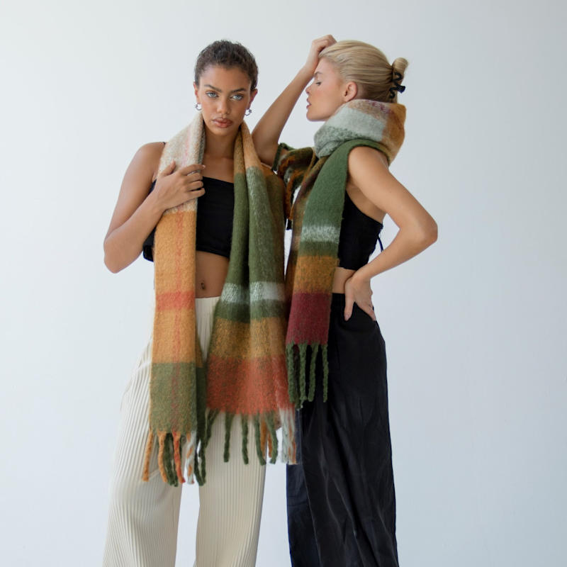 The Stockholm Scarf Mossy Spring | Arctic Fox & Co. | Wolf & Badger