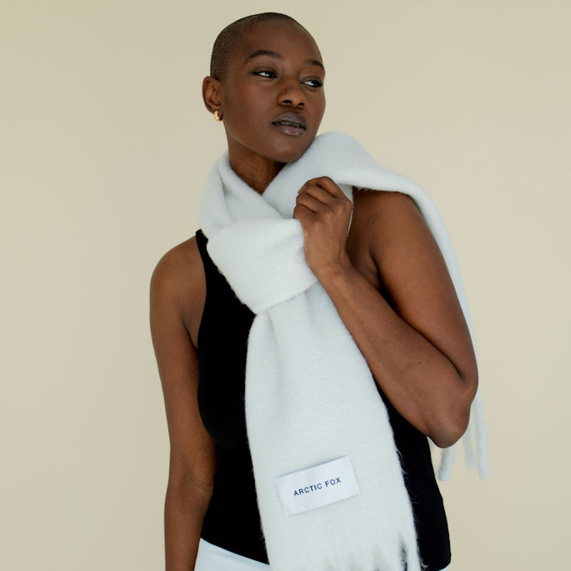 Thumbnail of The Stockholm Scarf Polar White image