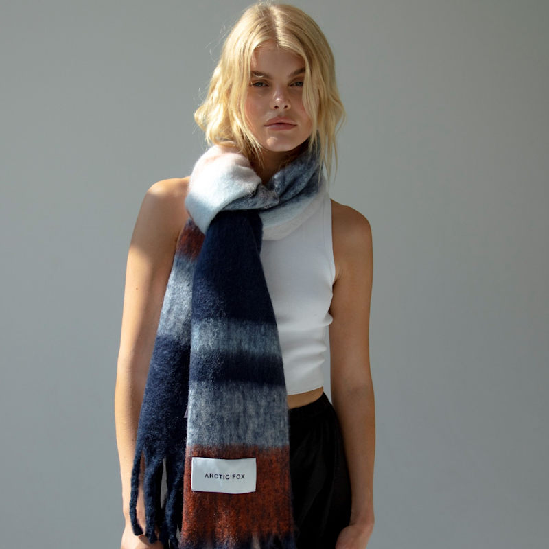 The Stockholm Scarf Winter Lagoon | Arctic Fox & Co. | Wolf & Badger