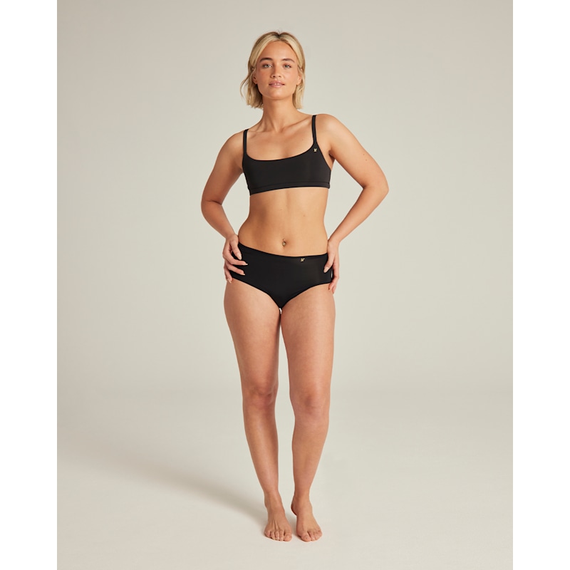 Thumbnail of The Scoop Neck Bralette - Black image
