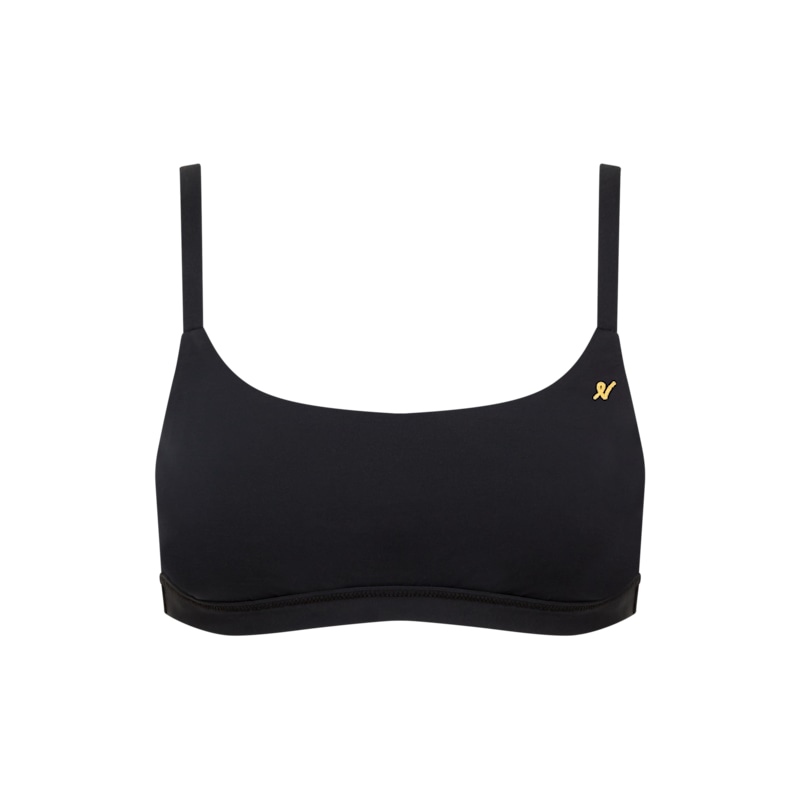 Thumbnail of The Scoop Neck Bralette - Black image