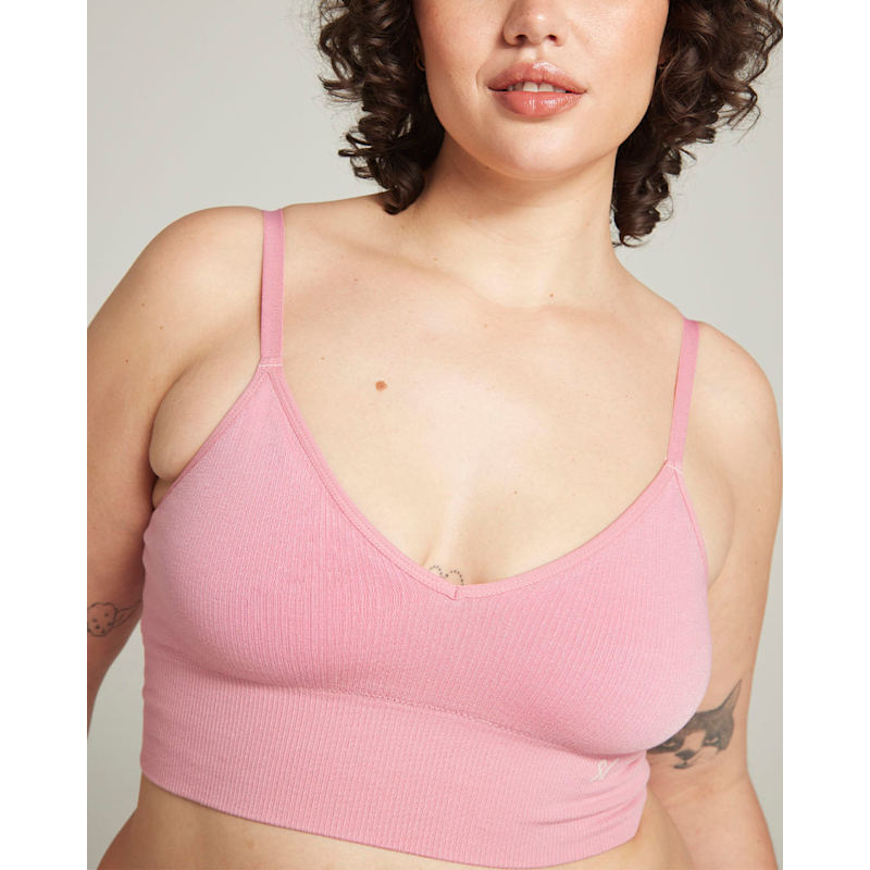 Thumbnail of The Tencel™ Seamless Bralette - Rose Pink image