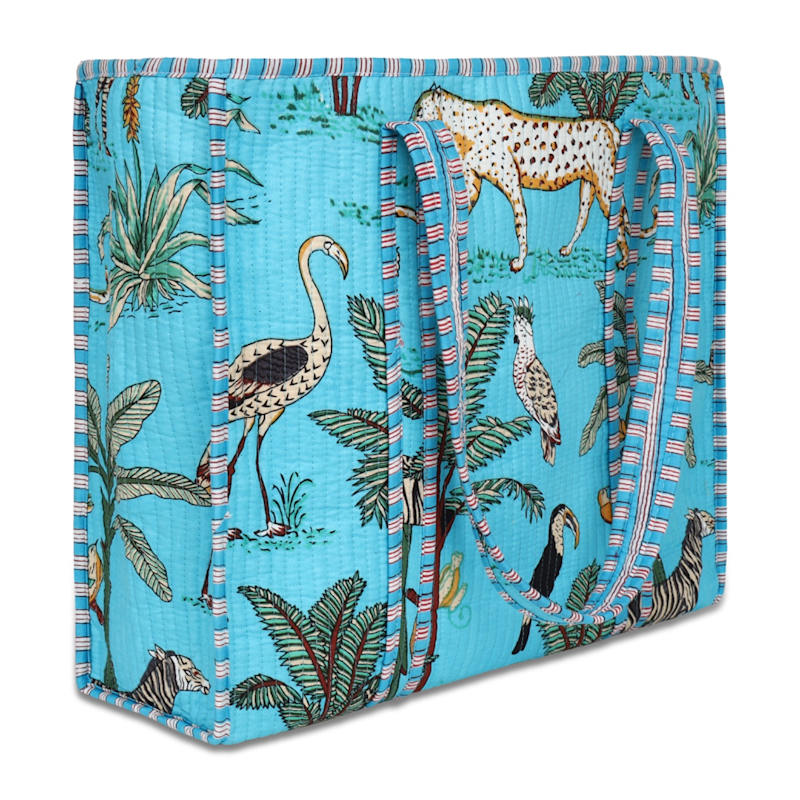 Thumbnail of The Jungle Tote In Blue image