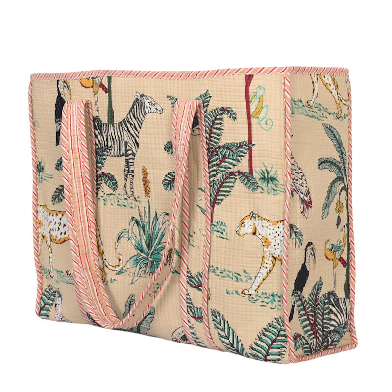 Thumbnail of The Ultimate Jungle Tote In Cream image