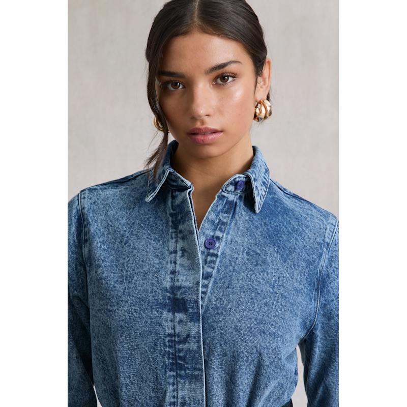 Thumbnail of The Denim Dress Shacket image