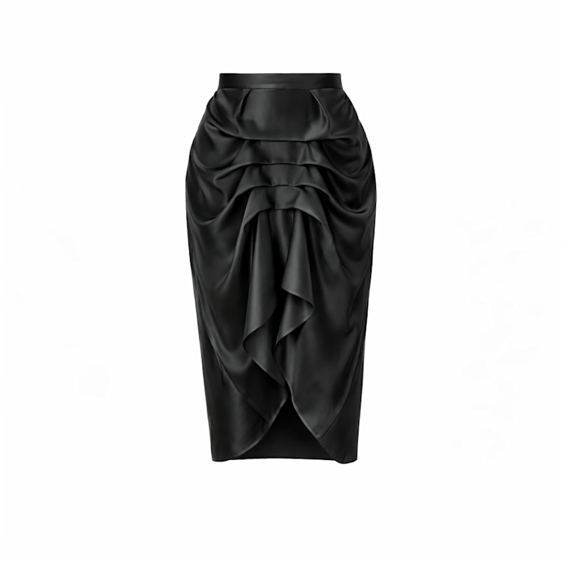 Thumbnail of The Vanguard Skirt Silk - Black image