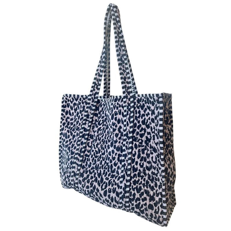 Thumbnail of The Velvet Leopard Tote image