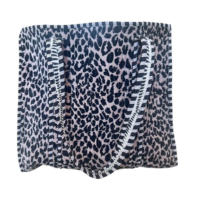 Thumbnail of The Velvet Leopard Tote image