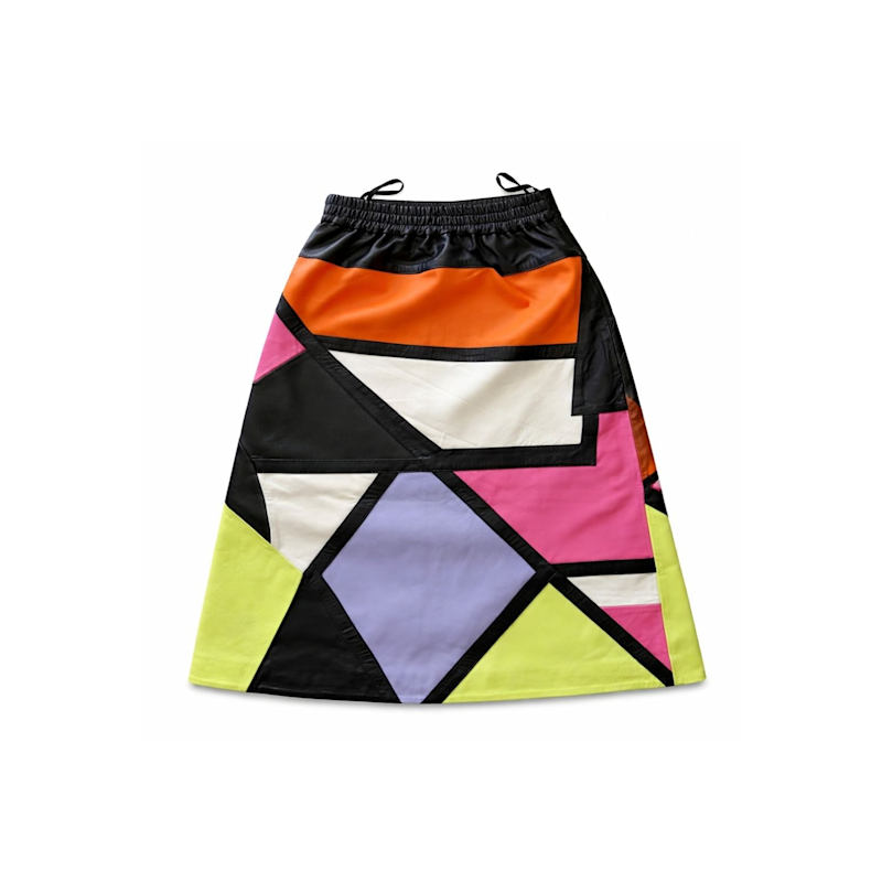 Thumbnail of The Vigaro Two Leather Long Skirt image
