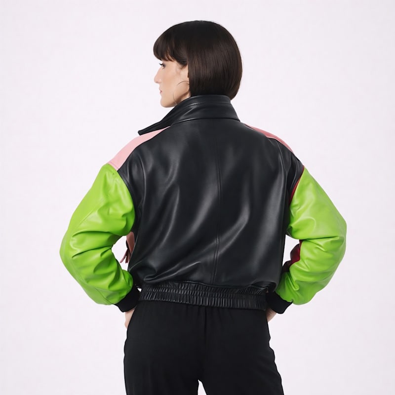 Thumbnail of The Wizard Multicolor Bomber Jacket For Women image