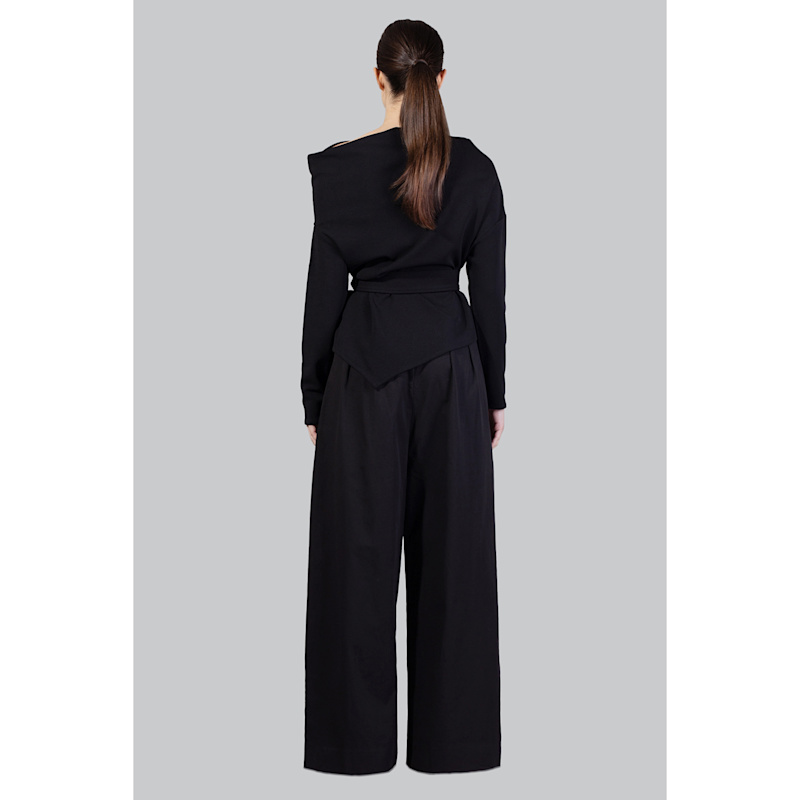 Thumbnail of Theo Long Sleeved Black Top image