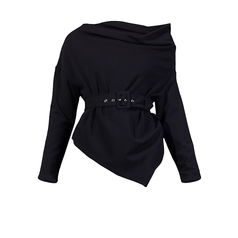 Thumbnail of Theo Long Sleeved Black Top image