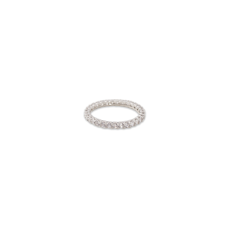 Thumbnail of Thin Eternity Band - Silver image