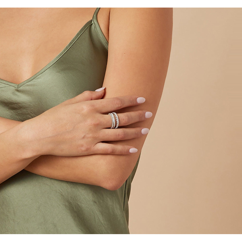 Thumbnail of Thin Eternity Band - Silver image
