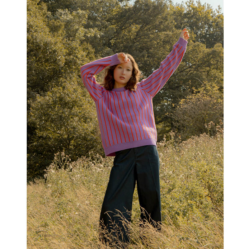 Thumbnail of Thin Striped Wool & Cashmere Jumper image