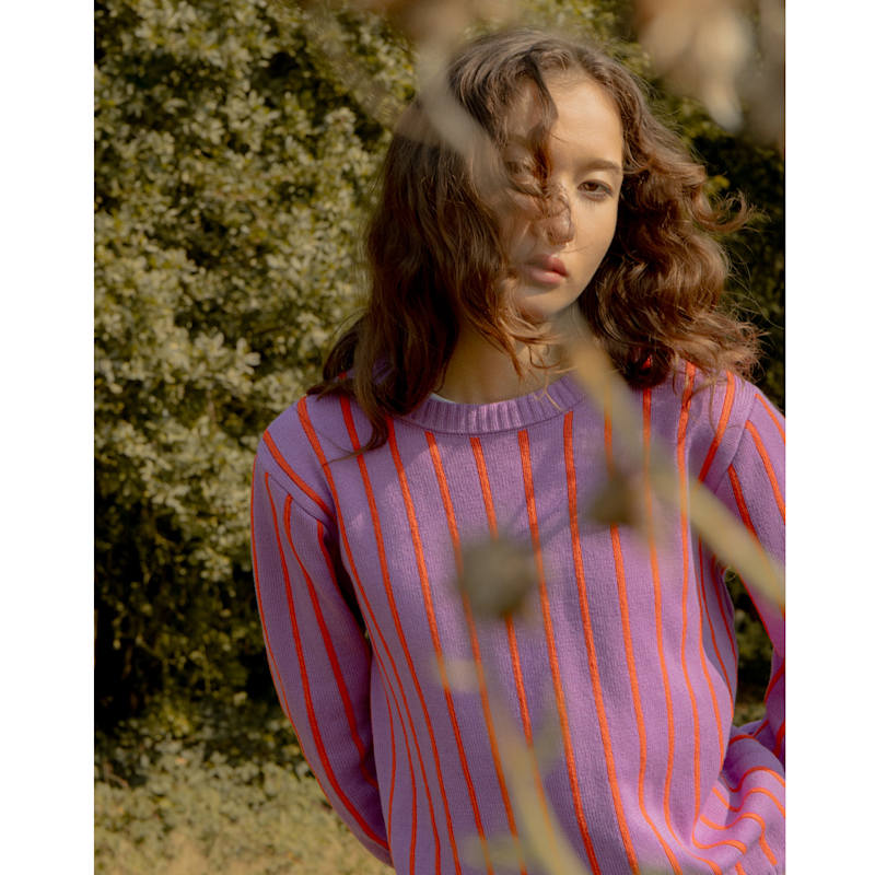 Thumbnail of Thin Striped Wool & Cashmere Jumper image