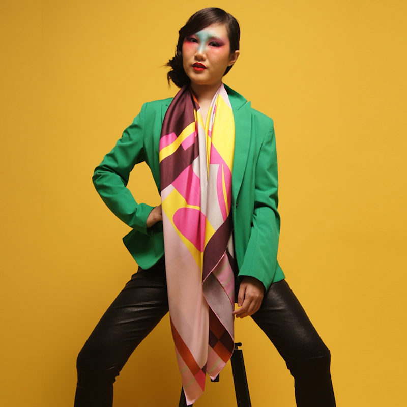 Thumbnail of This Woman's Day - Silk Scarf Collection image