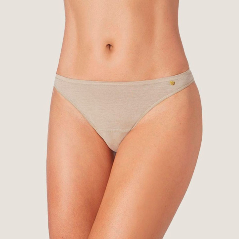 Thumbnail of Thong – Softness, Comfort & Breathability - Color Beige image