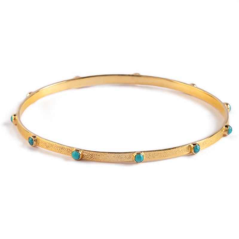 Thumbnail of Throat Chakra Bangle - Turquoise image