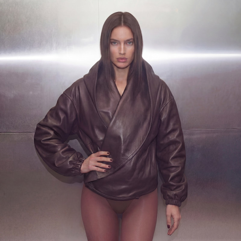 Thumbnail of Tibet Brown Leather Jacket image