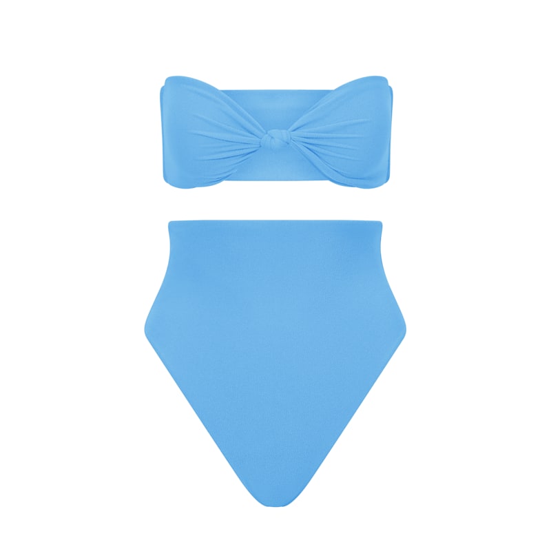 Thumbnail of Tide Bandeau Bikini Top - Green image