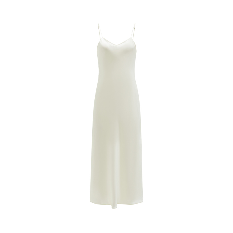 pajama slip dress Nightside Silk Cute Bowknot Decor Best Nightgown for Night Sweats