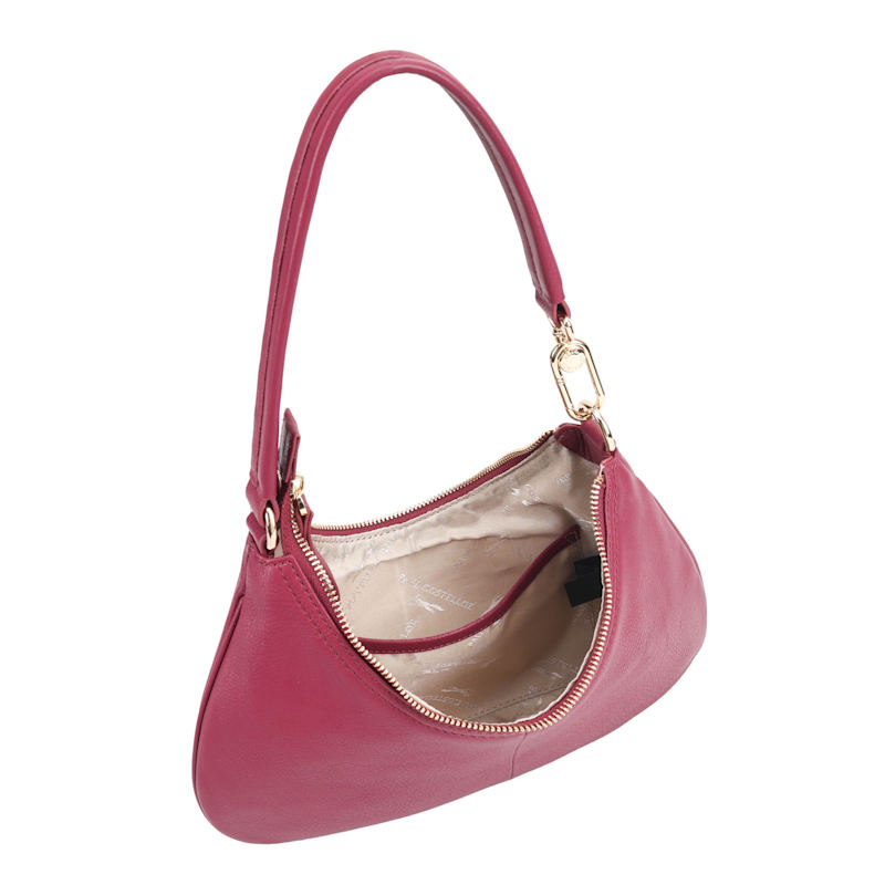 Thumbnail of Tirana Leather Shoulder Bag - Red Plum image