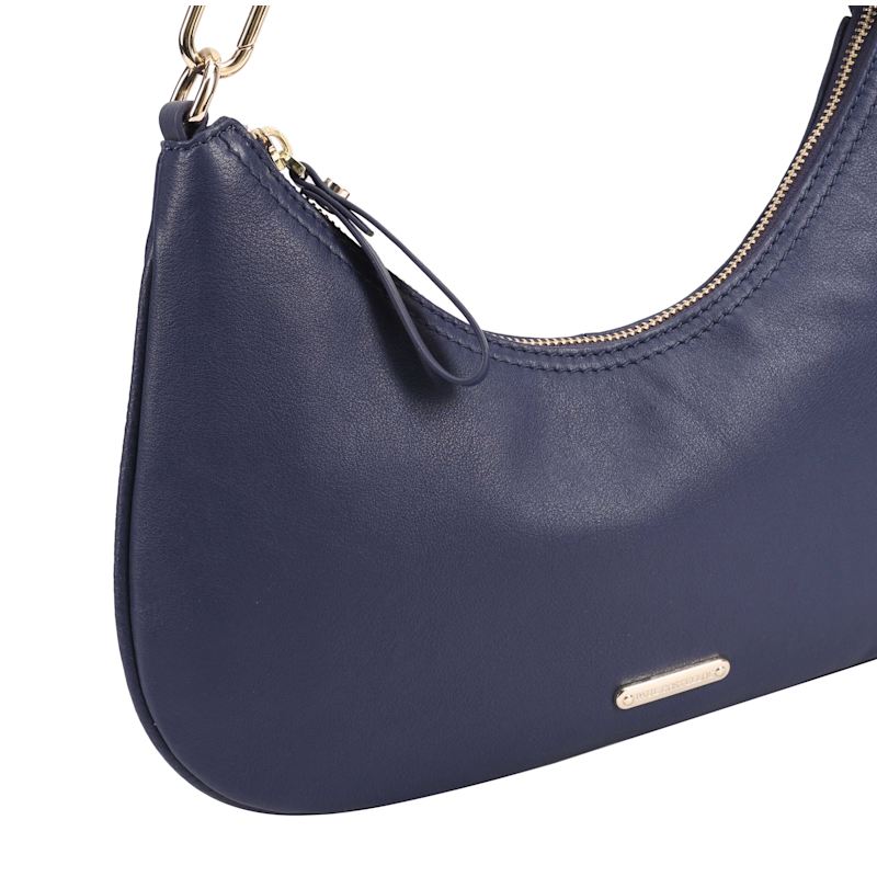 Thumbnail of Tirana Leather Shoulder Bag - Iris image