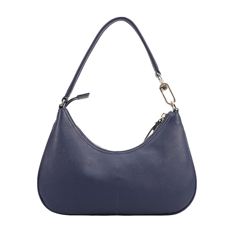 Thumbnail of Tirana Leather Shoulder Bag - Iris image